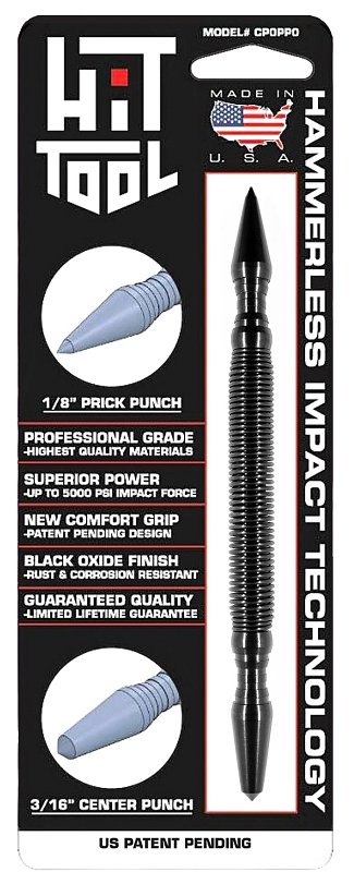 PUNCH PRICK&CENTER 1/8X3/16IN 