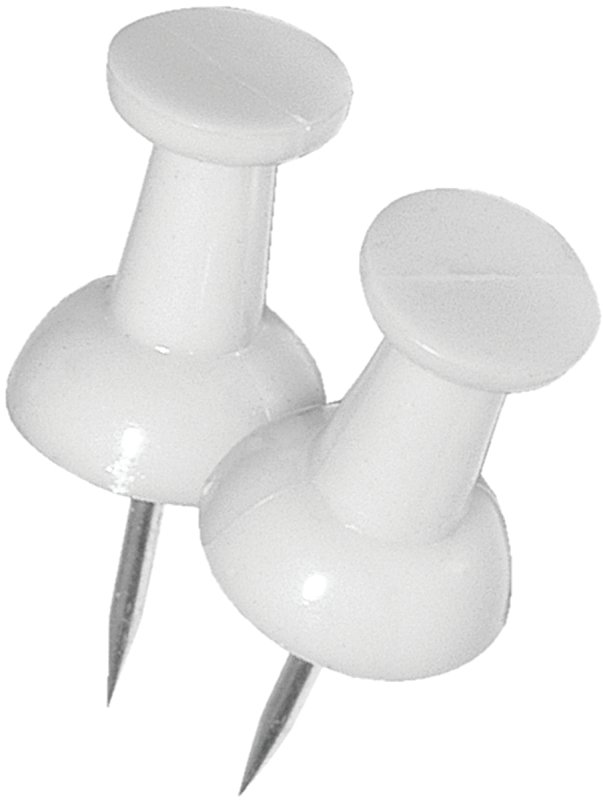 PUSH PIN WHITE                