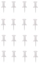 PUSH PINS CLEAR 16PC/CARD     