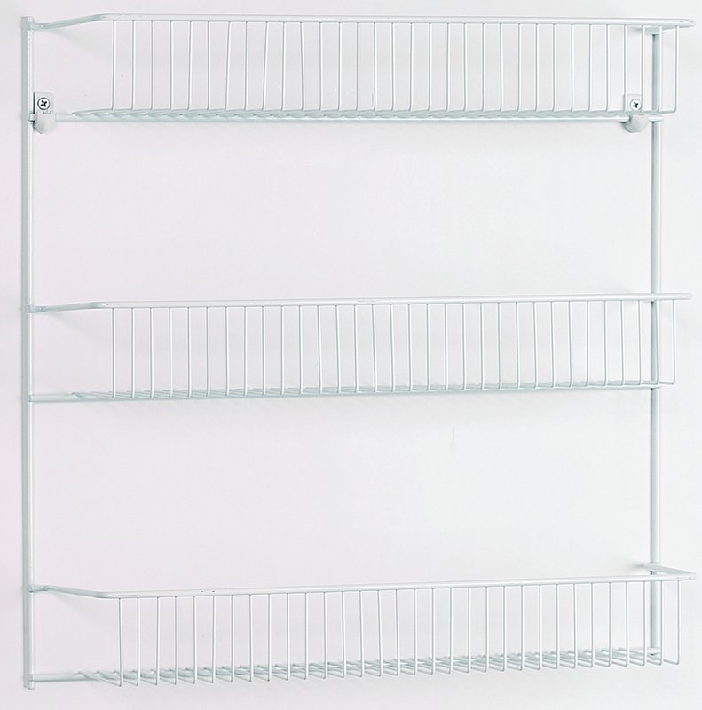 RACK 3-TIER DOOR/WALL EPXY WHT
