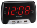 RADIO CLOCK FM DIG LED 1.4IN  