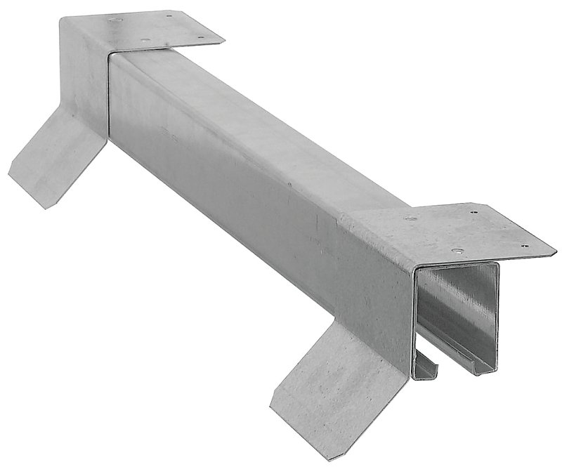 RAIL BARN DOOR STL GALV 10FT  
