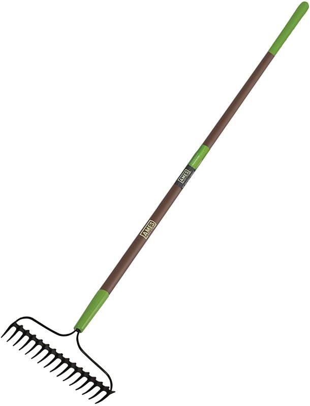 RAKE BOW STEEL 16TINE FGL HNDL