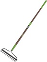 RAKE BOW STEEL 16TINE FGL HNDL
