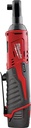 RATCHET KIT W/BATT M12 3/8 12V