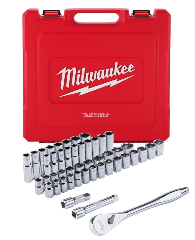 RATCHET-SKT SET SAE-MET 1/2IN 