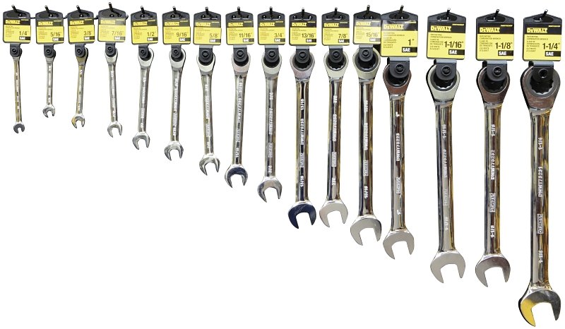 RATCHETING WRENCH COMBO SET   