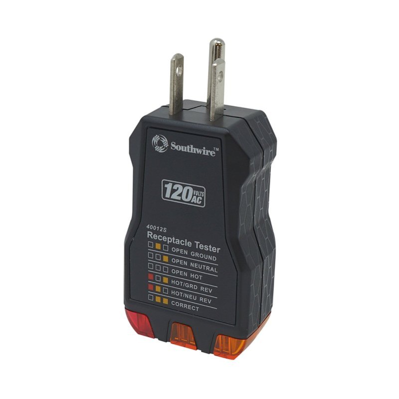 RECEPTACLE TESTER 120VAC      