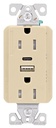 RECP USB DPLX TYP A-CIVRY 15A 