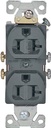 RECPT DUPLEX COMM 3WRE 20A BRN