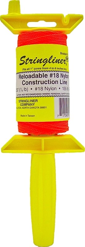 REEL LINE 250FT ORANGE BRAIDED