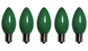 REPL BULB FIL RETRO OPQ C9 GRN