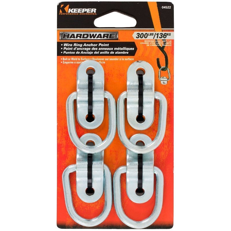 RINGS WIRE 300LBS 4PK 1-1/2IN 