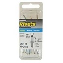 RIVET 1/8X1/8IN LONG STEEL    