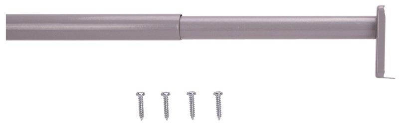 ROD CLOSET ADJ 18-30IN SILVER 