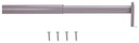 ROD CLOSET ADJ 18-30IN SILVER 