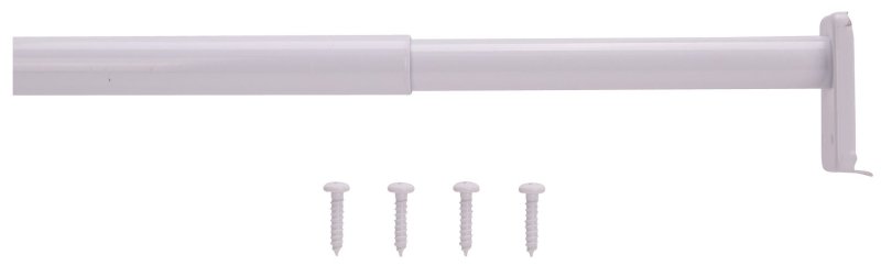 ROD CLOSET ADJ 18-30IN WHITE  