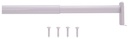 ROD CLOSET ADJ 18-30IN WHITE  
