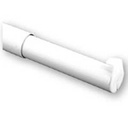 ROD CLOSET ADJ 72-120IN WHITE 
