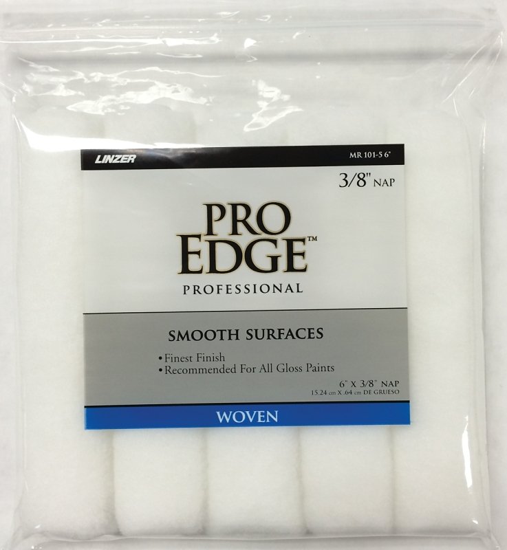 ROLLER MINI WOVEN WHT 3/8X6IN 
