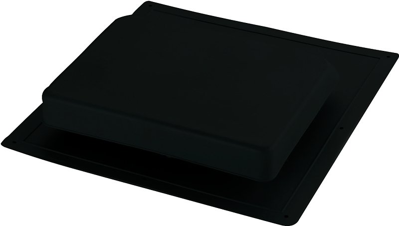 ROOF LOUVER BLACK SLANT BACK  