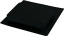 ROOF LOUVER BLACK SLANT BACK  