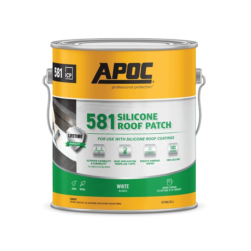 ROOF PATCH SILICONE WHITE 1GA 