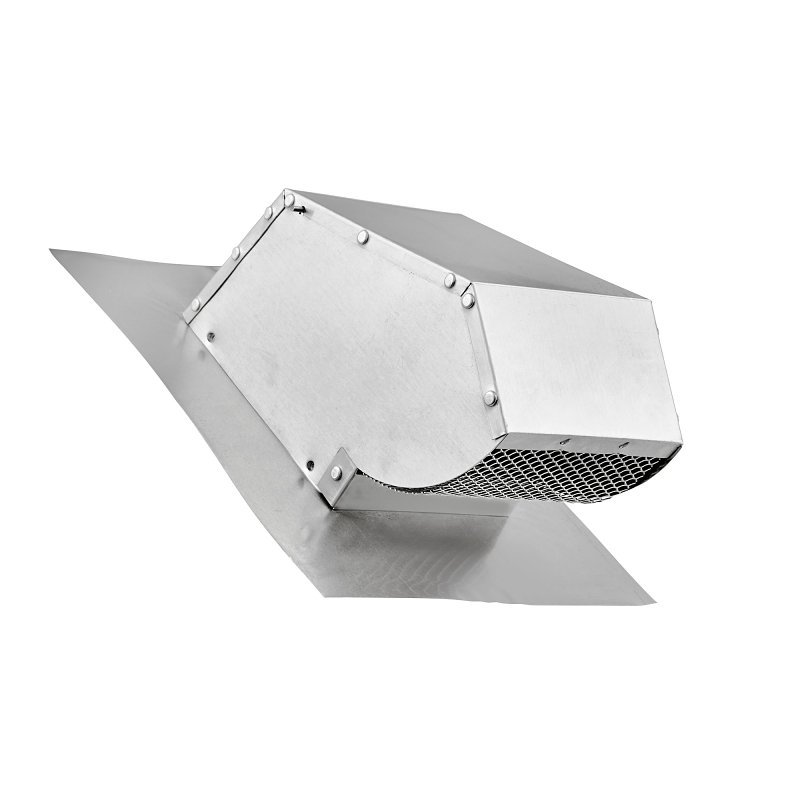 ROOFCAP W/DAMPER ALUMINUM 4IN 