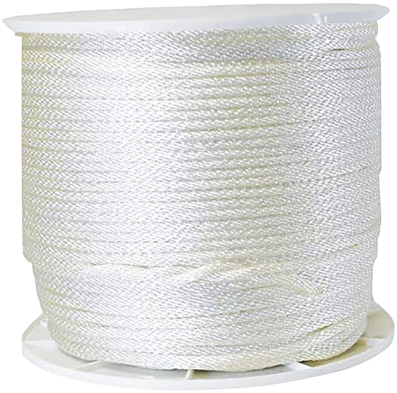 ROPE NYLN SLVR/WH 1/4INX1000FT