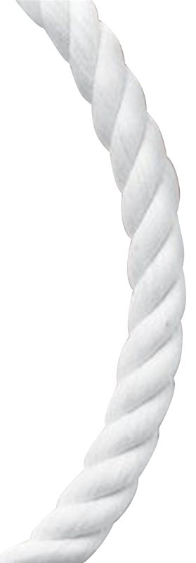 ROPE NYLN TWT WHT 5/18INX140FT