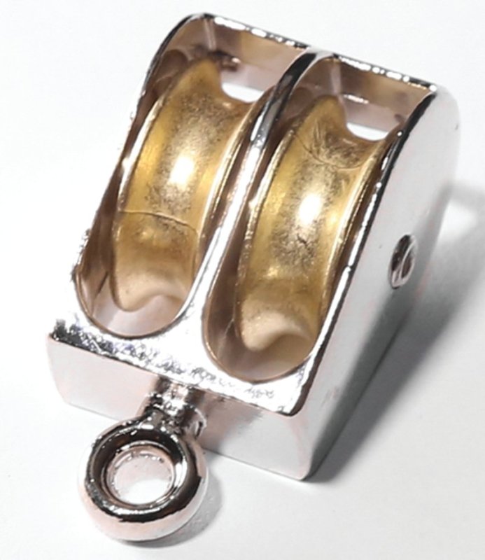ROPE PULLEY RIGID SNGL ZN 1IN 