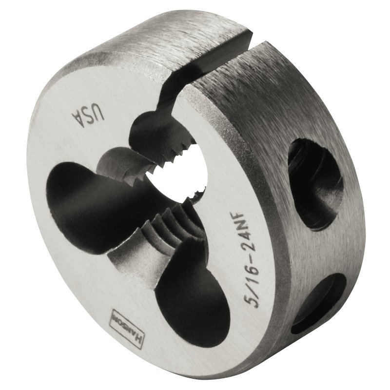 ROUND DIE ADJ 5/16IN-24NF 1IN 