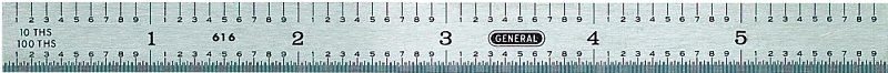 RULE STRAIGHT EDGE 6IN FLEX SS