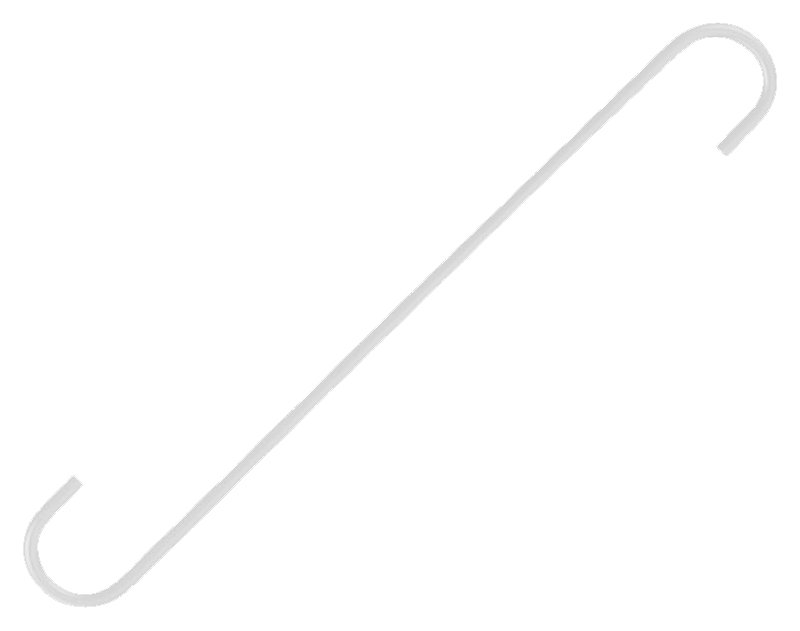 S-HOOK EXTENDER WHITE 12IN    