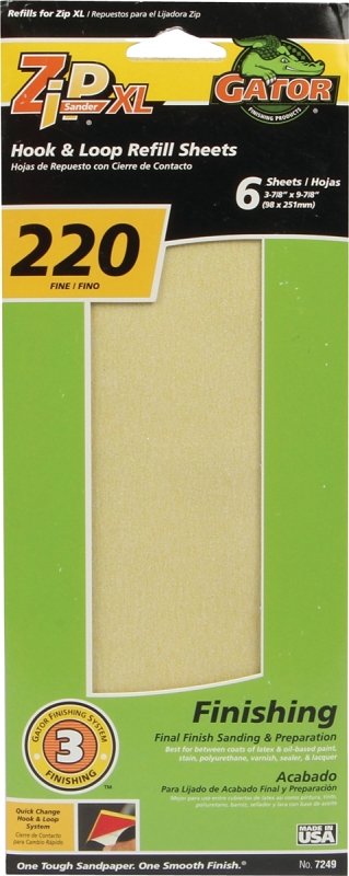 SANDPAPER DRYWL 4.25X11.25 220