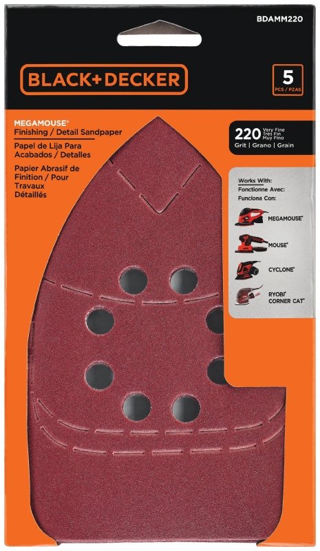 SANDPAPER MEGA MOUSE 220GRIT  