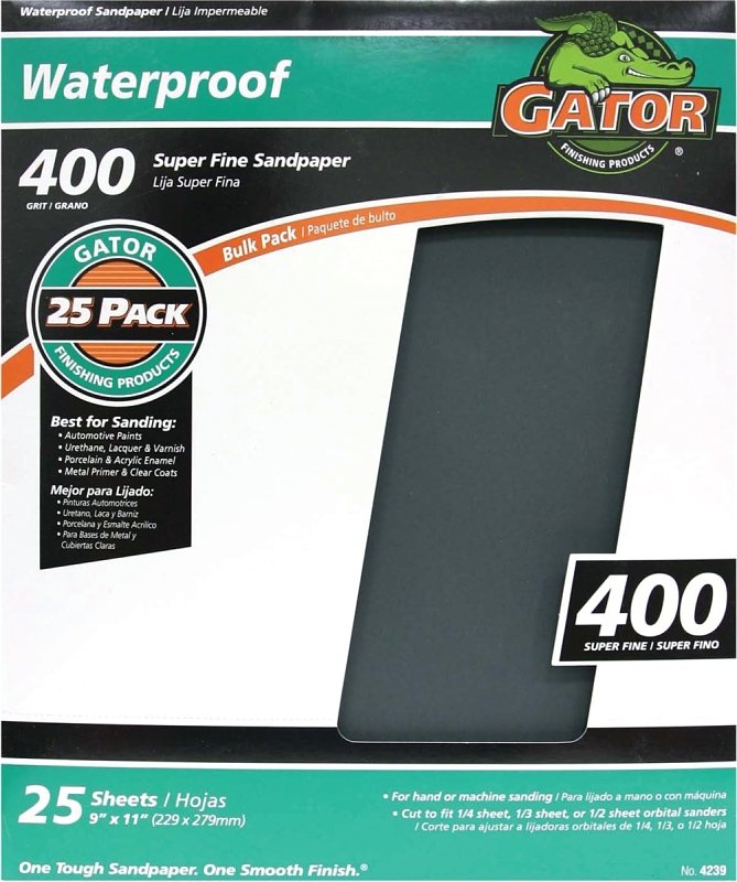 SANDPAPER SILI CAB 9X11IN 400 