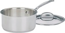 SAUCEPAN W/COVER SS 2QT       