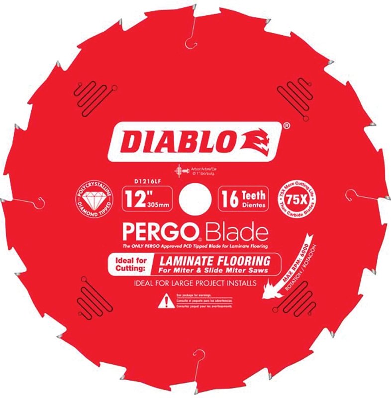 SAW BLADE DIAMOND 12INX16T    