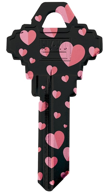 SC1-30 KYBLNK HEART BLK/PINK  