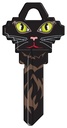 SC1-37 KEYBLANK CAT-FACE BLK  