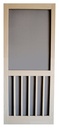 SCREEN DOOR 32X81IN 5-BAR WOOD