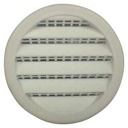 SCREEN LOUVER 2IN WHT RND PLS 