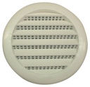 SCREEN LOUVER 3IN WHT RND PLS 