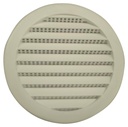 SCREEN LOUVER 4IN WHT RND PLS 