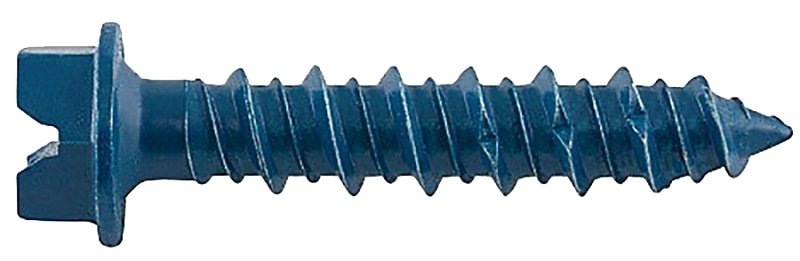SCREW CONCRETE BLUE 1/4 X 4IN 