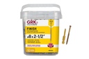 SCREW FIN/TRIM 8X2-1/2IN      