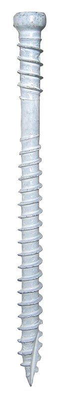 SCREW FIN/TRIM WHT 8X2-1/2IN  