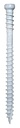 SCREW FIN/TRIM WHT 8X2-1/2IN  