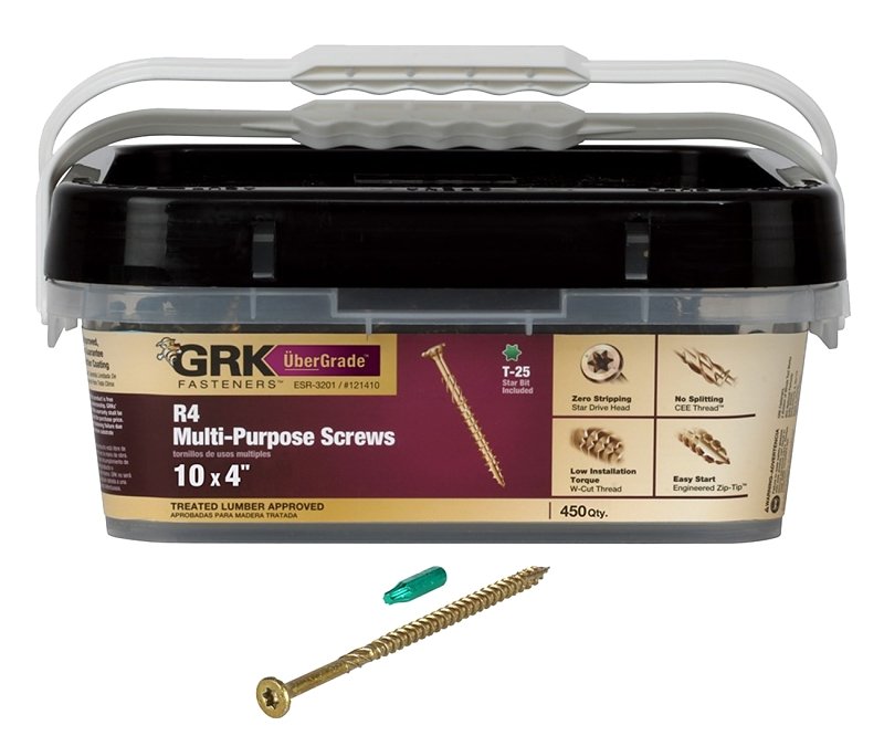 SCREW FRM/DECK R4 450PK 10X4IN
